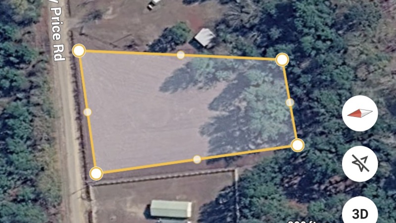 Arial view of land (can talk about more acreage upon request)