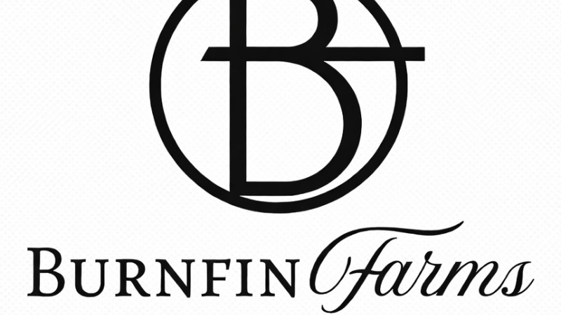 Brand B of our logo for Burnfin farms in Leesburg,GA