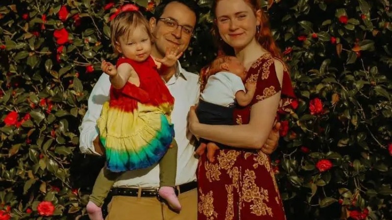 Me, my wife, daughter, and son.