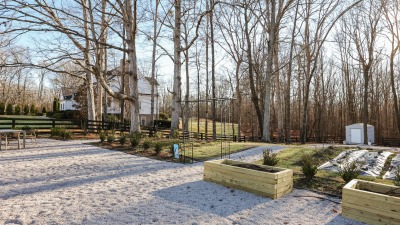 Small barn attached to pasture and back garden