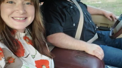 My beautiful wife and me