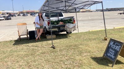 Melon stand