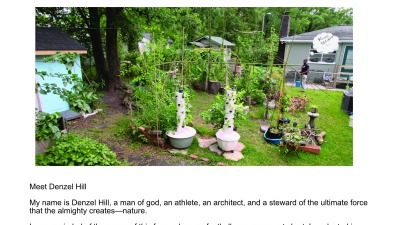 A harvest of figs, tower garden growth, and a permaculture backyard