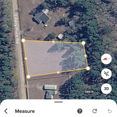 Arial view of land (can talk about more acreage upon request)
